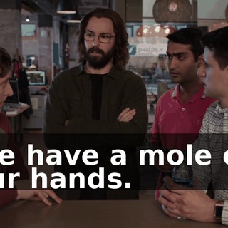 We have a mole on our hands.