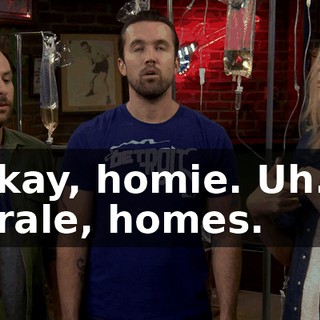 Okay, homie. Uh... Órale, homes.