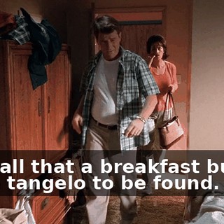 You call that a breakfast buffet? Not a tangelo to be found.