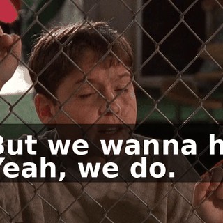 - But we wanna hit. - Yeah, we do.