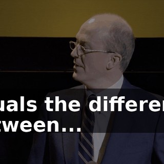 equals the difference between...