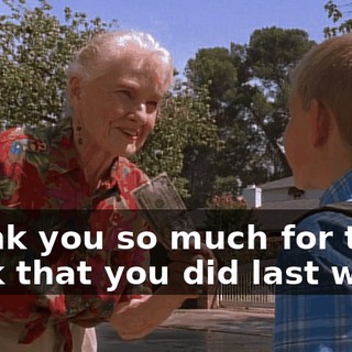 Thank you so much for the work that you did last week.