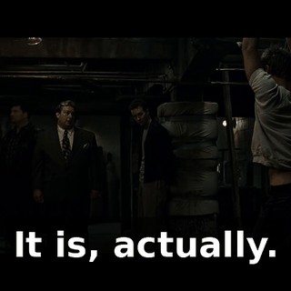 It is, actually.