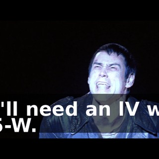 We'll need an lV with D-5-W.