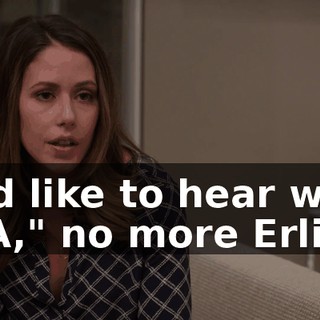 - I'd like to hear why. - "A," no more Erlich.
