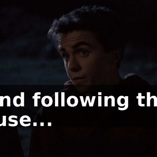 and following the fuse...