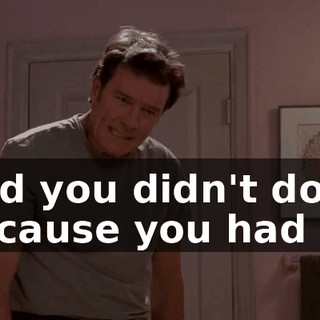 And you didn't do it because you had to.
