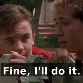 Fine, I'll do it.