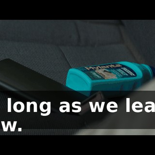 As long as we leave now.