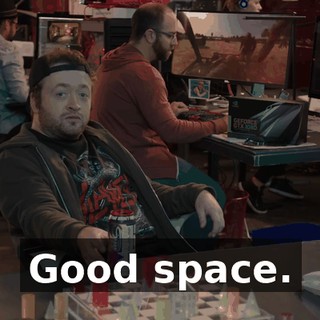 Good space.