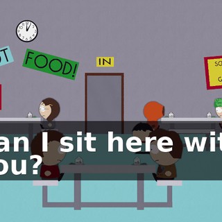Can I sit here with you?