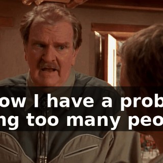 I know I have a problem hiring too many people,