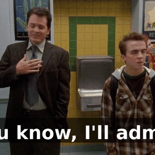 You know, I'll admit,