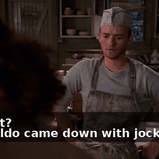- What? - Rinaldo came down with jock lung.
