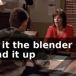 put it the blender and grind it up