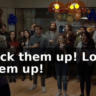 Lock them up! Lock them up!