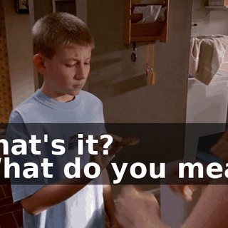 - That's it? - What do you mean?