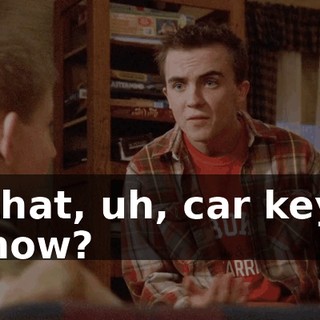 that, uh, car key now?