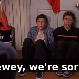 Dewey, we're sorry.