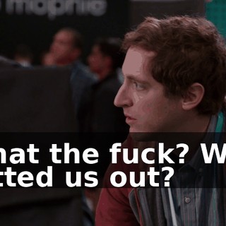 What the fuck? Who ratted us out?