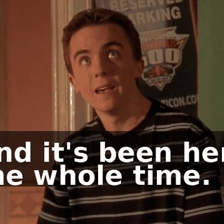 And it's been here the whole time.