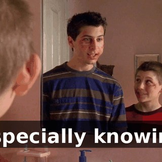 Especially knowing
