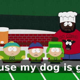 'cause my dog is gay.