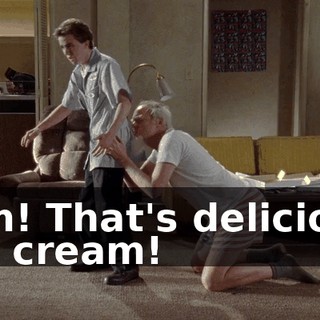 Mm! That's delicious ice cream!