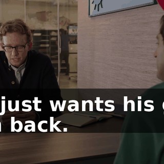 He just wants his gay son back.