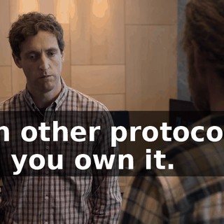 with other protocols... and you own it.