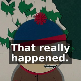 That really happened.