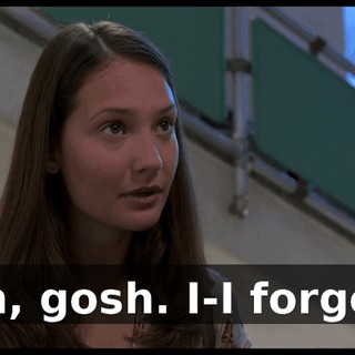 Oh, gosh. I-I forgot.