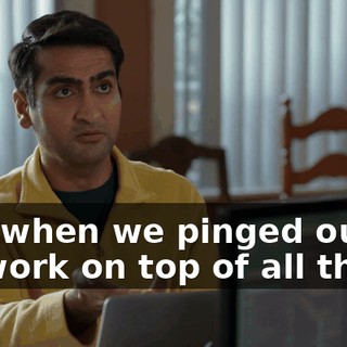 And when we pinged our network on top of all that...
