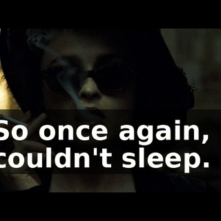 So once again, I couldn't sleep.