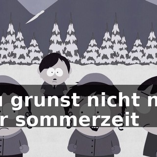 ♪ Du grunst nicht nur zur sommerzeit ♪