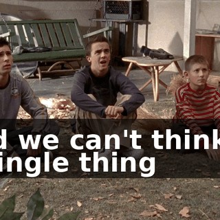 and we can't think of a single thing