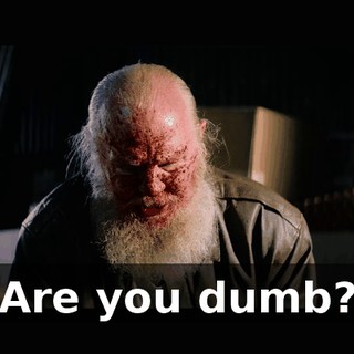 Are you dumb?