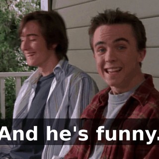 And he's funny.