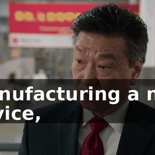 manufacturing a new device,