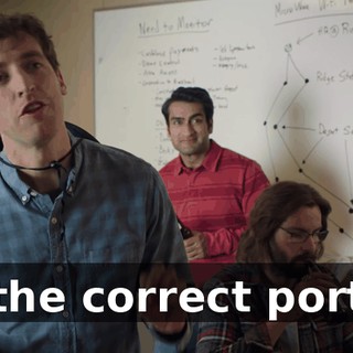the correct port