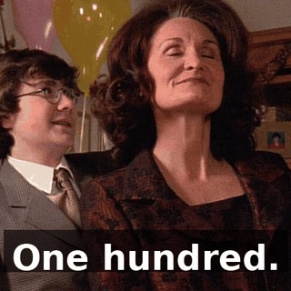 One hundred.