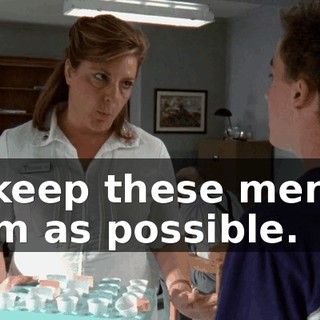 to keep these men as calm as possible.
