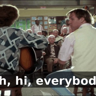 Oh, hi, everybody.