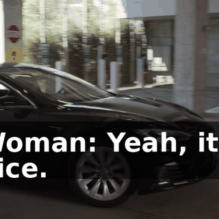 Woman: Yeah, it's nice.