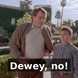 Dewey, no!