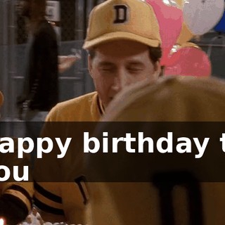 ♪ Happy birthday to you ♪