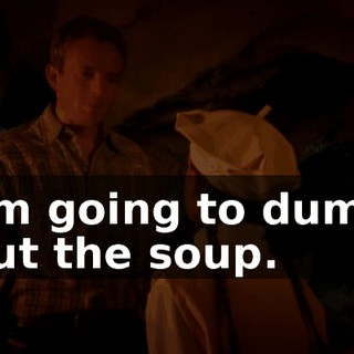 I'm going to dump out the soup.