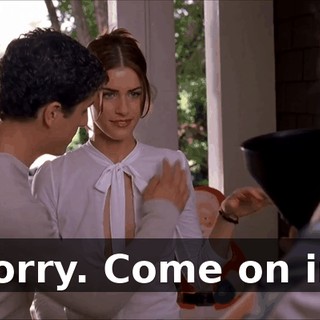 Sorry. Come on in.