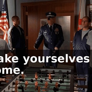 Make yourselves at home.