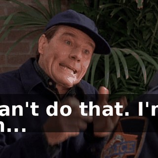 I can't do that. I'm-- I'm...